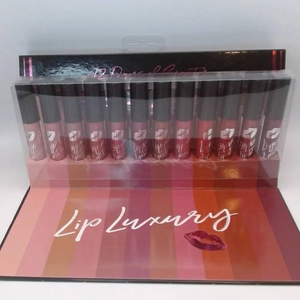 JLB 12 Days of Beauty Lip Luxury Liquid Lipstick Set (12‎ Pc)